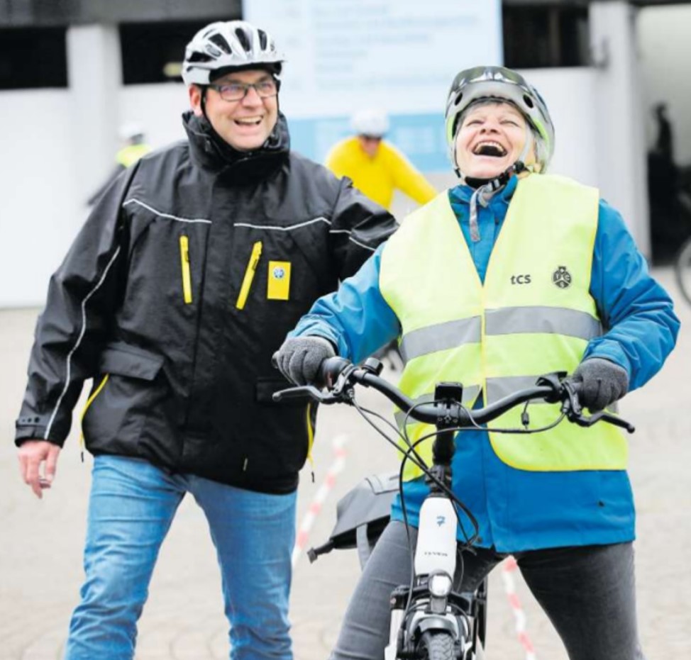 E-Bike Kurs, Zuger Zeitung vom 12.04.2019 Bild